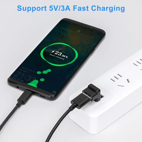 USB 3.1 Adapter 90 Degree (2 Pack), Up and Down Angle 90 Degree USB3.1 Type A Male to USB-A Female Adapter USB Coupler Adapters, Fast Charging Converter OTG (USB 3.1 Up Down) - style: 3.1USBm-USBf-3D
