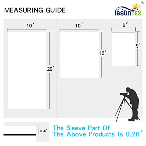 ISSUNTEX 6X9 ft Background Polyester Backdrop, Photo Studio, Collapsible High Density Screen for Video Photography and Television-White - color: White, size: 6X9 ft