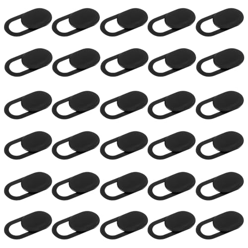 30Pcs Webcam Cover, Camera Privacy Cover Slide, Phone Laptop Camera Computer Cameras Covers Slide, Webcam Covers for Laptops Protect Your Privacy Security Fits Most Laptop, Desktop, Smartphone