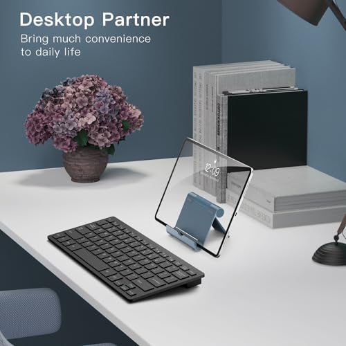 JETech Tablet Stand, Adjustable Portable Desktop Holder, Foldable Dock for iPad/iPad Pro/Air/Mini, Galaxy Tab A8/A7 Lite/A7/S8/S7, Kindle, Tab/Phones(4-11"), Grey - color: Grey