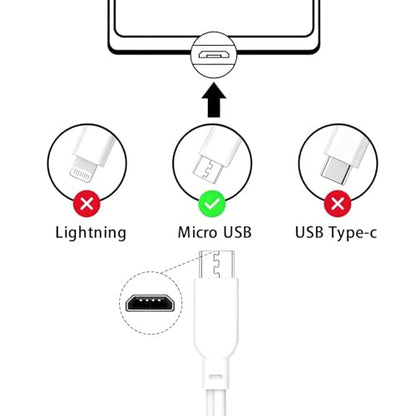 Kids Camera Charger, 5V1A Wall Charger with 5FT USB to Micro USB Charging Cable, Compatible Goopow Gofunly Hangrui Kids Digital Instant Print Camera Toys & Toddler Cameras 5v 1a Power Adapter White - color: white+micro usb cable