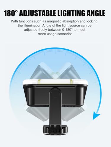 138 LED Video Light, Portable Photography Lighting, LED Camera Light, 4 Color 2500K-9000K, CRI 95+, Rechargeable 5400mAh, 180° Adjustable, Hangable, Magnet, Tripod Mountable