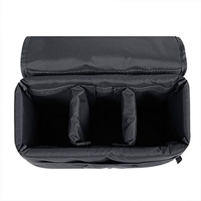 S-ZONE Waterproof Shockproof Foldable Camera Insert Bag Lens Cases Canon Nikon | Raindrop Proof, Fits in a Backpack, Suitable for DSLR/SLR Camera - color: Grey, size: Large