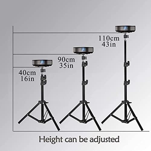 Projector Floor Stand, Portable Tripod Mount - Folding Stand for Projector, Camera, Webcam (18" to 40") - Supports Up to 3lbs (1.5kgs) - size: 18-40in