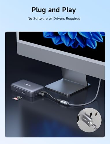 JSAUX USB 3.0 Extension Cable 0.5M, USB A Male to Female Extension Cord Durable Braided Material Fast Data Transfer Compatible with USB Keyboard, Flash Drive, Hard Drive, Xbox-Grey - size: 1.6FT