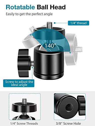 InnoGear Webcam Stand for Desk, Camera Stand Mount Gooseneck Arm for Logitech Webcam C922 C930e C920S C920 C615 C960 C920x BRIO 4K NexiGo N60, Phone Mount, Right Light, GoPro with 1/4" Thread - style: Gooseneck Stand