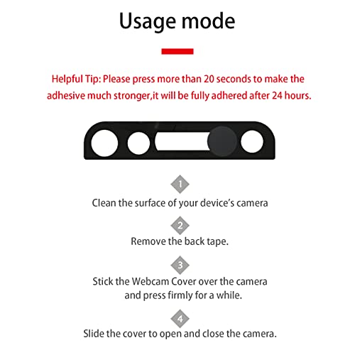 Phone Front Camera Cover,Webcam Cover Compatible for iPhone X/XS/XR/XS Max, iPhone 11/11 Pro/11 Pro Max,iPhone 12/12 Mini /12Pro /12Pro Max,Protect Privacy and Security,Not Affect Face ID(Black) - color: Black