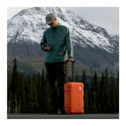NANUK 935 Pro Photo Kit – Waterproof Travel Camera Hard Case with Padded Dividers and Wheels, 22” x 14” x 9” - Dustproof and Impact Resistant, Airline Carry-On Approved – Orange | IP67 Waterproof and Dustproof Nk-7 Resin Wheeled Case, Powerclaw Latches, P