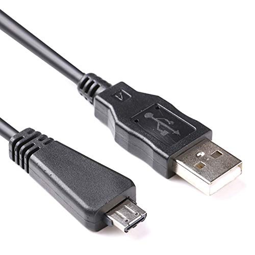 Replacement VMC-MD3 USB Data Sync Transfer Cable USB 2.0 Charging Cord Lead Compatible with Sony Cyber-Shot/Cybershot Digital Camera DSC-W350D W360 W380 W390 W570 TX100 TX66 and More (3.3ft/Black)
