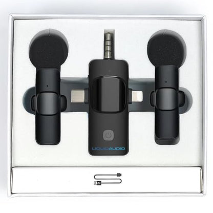 Sonic Realm 3in1 Wireless Lapel Microphone System