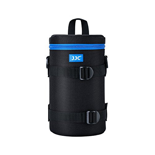 JJC Deluxe Lens Case Pouch Bag for Canon EF 100-400mm f4.5-5.6L IS USM/EF 70-200mm f2.8L, RF 600mm f11 IS STM, Nikon AF 80-200mm f2.8D/AF-S 70-200mm f/2.8G & More Lenses Below 4.3" x 8.8"(D x L) - size: XXXL Size
