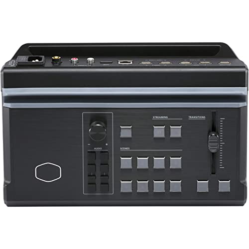 Cooler Master StreamEnjin Livestream Mixer, All-in-One Integration, 8 Customizable Storyboard, Dual Professional CDN Destinations, iPad/Android Tablet App (Tablet not Included) (RM-SEN1-H2H3-R1)