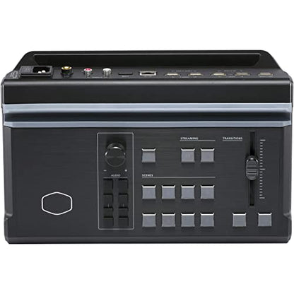 Cooler Master StreamEnjin Livestream Mixer, All-in-One Integration, 8 Customizable Storyboard, Dual Professional CDN Destinations, iPad/Android Tablet App (Tablet not Included) (RM-SEN1-H2H3-R1)