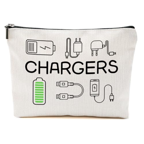 Cable Charger Organizer Makeup Bag for Women, Portable Cosmetic Bag | Travel Organizer Charging Cord Electronics Accessories Storage Makeup Pouch, Christmas Birthday Gifts for Women Friends - color: Multicolor 1412