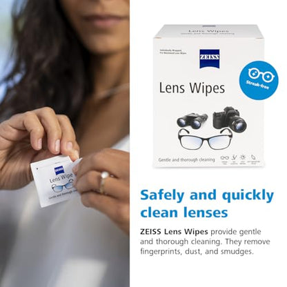 ZEISS Pre-Moistened Lens Cleaning Wipes, 200 Count - size: 200 Count (Pack of 1)