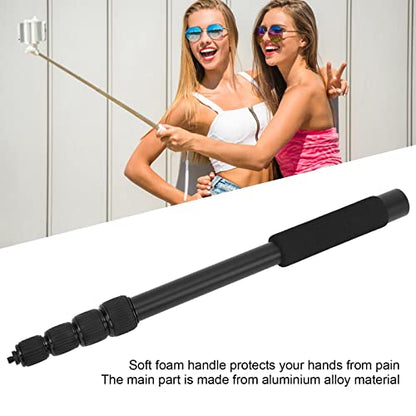 Mic Boom Arm, 1/4 Inch Screw Mic Boom Pole Locking System High Durability for Interview for TV Applications for Video Production(5 knots)