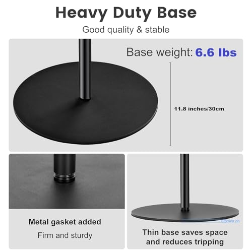 63'' Webcam-Floor-Stand for Insta360 Link 2 pro/Link 2C pro/Link-2/Link 2C/Link PTZ 4K Webcams and X5 X4 X3 X2 Action Cameras