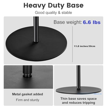63'' Webcam Floor Stand Compatible with Logitech MX-Brio C920x C922x C930e C925e C615 StreamCam Brio-4K Webcams