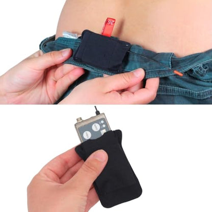 URSA Belt Pouch with Clips - Versatile Rigging for Wireless Transmitters (Black, Mini) - color: Black, size: Mini