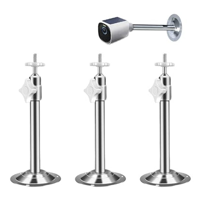 3PCS Stainless Steel Extremely Long 8.5 in Camera Mount for eufyCam 2C/2C Pro, 3C/S300, Adjustable Wall Mount Brackets Indoor/Outdoor - size: 8.5 inch 3PCS