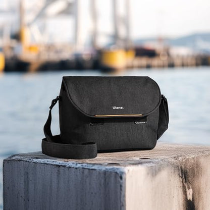ULANZI Camera Bag, SLR/DSLR Camera Case Professional, Crossbody Photography Small Bag Fashion, Shoulder Bag for Women and Men Compatible for Sony Canon Nikon Mirrorless Camera Lightweight Black - size: Black 3-4 L