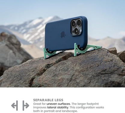 Pocket Tripod PROv2 Wallet-Size iPhone Tripod - Universal Kit (Jasper Green) - color: Jasper Green
