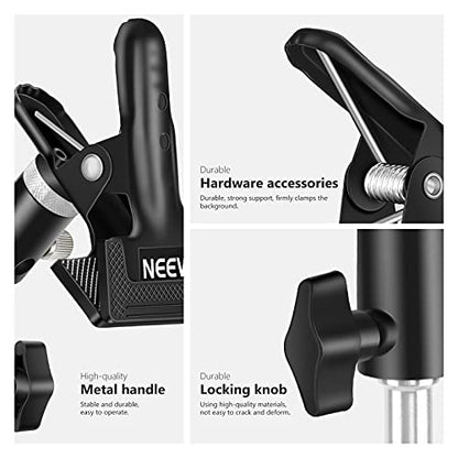 Neewer 3 PCS Photo Studio Heavy Duty Metal Clamp Holder with 5/8" Light Stand Attachment for Reflector - style: CL-02 (3 Pack)