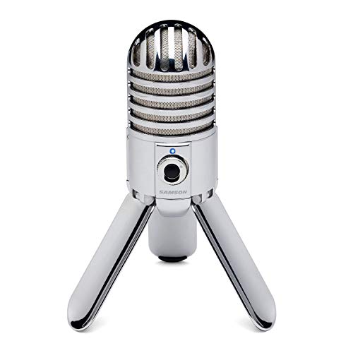 Samson Meteor Mic USB Condenser Podcasting Podcast Recording Desktop Microphone