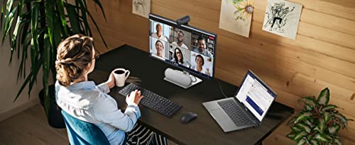 Dell Pro Webcam WB5023 - 2K QHD, 1440p, Sony Starvis Sensor, Upto 4x HD Digital Zoom, f2.0 Aperture, Magnetic Privacy Shutter, Microsoft Teams and Zoom Certified - Black