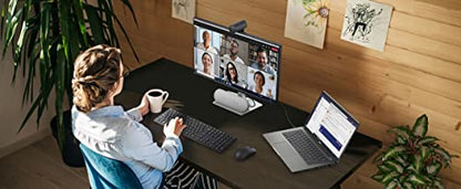 Dell Pro Webcam WB5023 - 2K QHD, 1440p, Sony Starvis Sensor, Upto 4x HD Digital Zoom, f2.0 Aperture, Magnetic Privacy Shutter, Microsoft Teams and Zoom Certified - Black