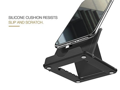 Moko [2 Pack] Phone/Tablet Stand, Foldable Holder Fit with iPhone 11 Pro Max/11 Pro/11, iPhone Xs/Xs Max/Xr/X, iPhone SE 2020, iPad Pro 11 2020/10.2/Air 3/Mini 5, Galaxy S20 6.2", White + Black - color: White + Black