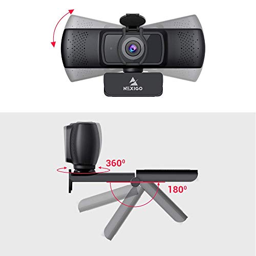 NexiGo N930P 1080P Streaming Business Webcam with Software, Microphone & Privacy Cover, AutoFocus, HD USB Web Camera, for Zoom YouTube Skype FaceTime (Renewed) - style: 1080P 30FPS Webcam