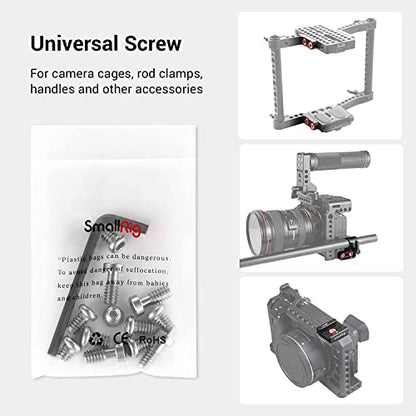 SMALLRIG Allen Wrench Screw 1/4" Screws Accessories Tool (12pcs/Pack) - 1713 - size: 12pcs 1/4" Screw 1713