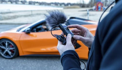 Zoom H1essential 2-Track 32-Bit Float Portable Audio Recorder Bundle with WSH-1E Hairy Windscreen - style: H1e + WSH-1E Windscreen