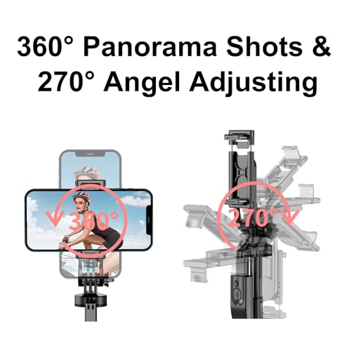 Selfie Stick Tripod,Tripod with 360 Degree Rotatable Phone Holder for Photography, Video Shooting, Live Streaming, Vlog, YouTube Video, FaceTime, Skype, TikTok, Selfie - style: C16