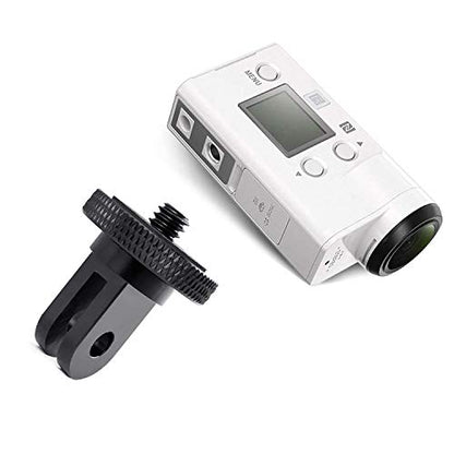 Camera Tripod Mount for Gopro Adapter, 2Pcs 1/4-20 Screw Conversion Adapter for GoPro Hero10, Insta360 X5 X4 X3, X2, Go 2, DJI OSMO Action and Other Action Cameras