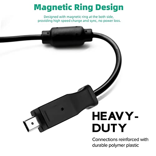 Easyshare Camera USB Data Cable Cord for Kodak C140 C180 C182 C190 C310 C315 C330 C340 C350 C360 C433 C503 C513 V1003 V1073 C813 C875 C913 C1013 CD33 M320 M340 M341 V1073 V1233 Charger Charging Cord