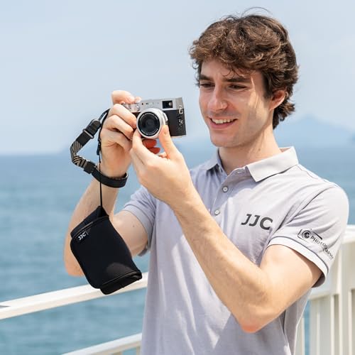 Soft Neoprene Camera Case Pouch Bag for Fuji Fujifilm XE5 X100VI X100S X100T X100F X100V with/without LH-X100 Lens Hood,X100VI Protective Storage with Inner Anti-Loss Lanyard,Not Affect Use Neck Strap - size: for Fujifilm XE5 X100VI X100V & More