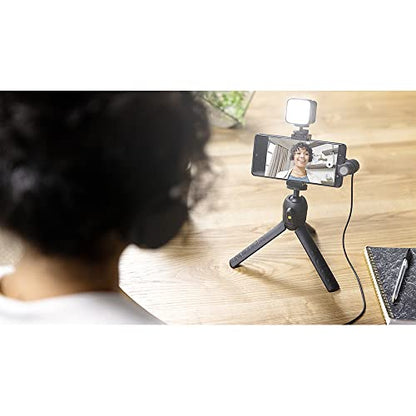 RØDE Vlogger Kit Complete Mobile Filmmaking with High-quality Microphone, Tripod, LED Light and Accessories for Content Creation (USB-C Edition for Smartphones with USB-C Connector)