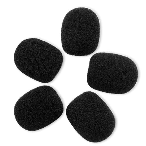 LEFXMOPHY ME2 Windscreen for Sennheiser ME 2 / ME 2-II / ME4 ME 4 Microphone Replacement Pop Filter, Noise-cancellation Windsock Cover 5-Pack Foam Cover