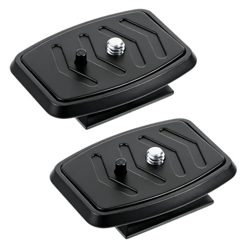 2 Pcs 35mm Tripod Quick Release Plate Camera Tripod Mount Adapter Camera Mounting Adapter Parts Replacement Cameras Mounting Ball Head Parts for Cameras Photography Equipment Mount