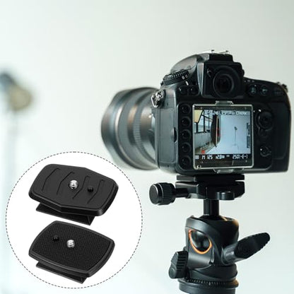 Tripod Quick Release Plate Camera Mounting Adapter, 2 Pack 43mm and 45mm Tripods Attachment Compatible with a Variety of Tripod Mount