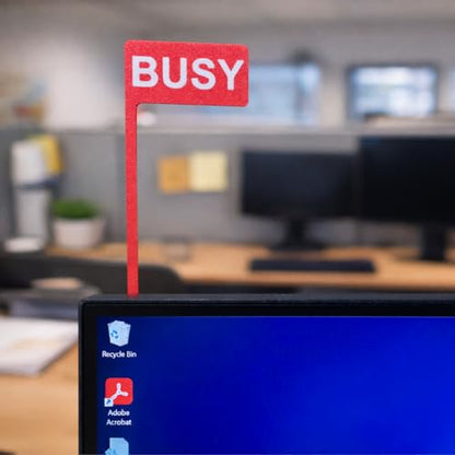 Desk Status Flag - Busy/on Call/Meeting/Back off - Focus Indicator for Home Office - Work from Home Desk Sign - Productivity Desk Accessory - PLA Material - style: Marble-CALL