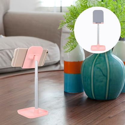 Beaupretty Adjustable Desktop Phone Stand Universal Live Phone Holder for Desk Use with Telescopic Arm for Streaming and Video Calls