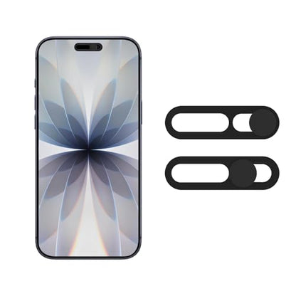 Front Camera Cover Compatible for Phone 17/17 Air/17 Pro/17 Pro Max -Camera Lens Protector, Easy Slide Security Cover, Privacy Slider Protects Your Phone Security-Black