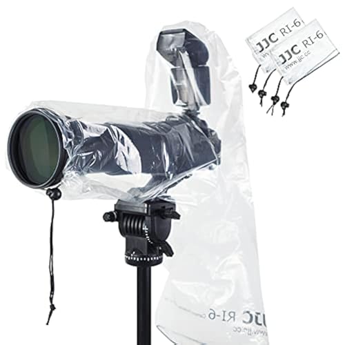2 Pack 18" Long Camera Rain Cover with Flash Dust Sleeve Protector for Canon EOS R5 R6 Rp 5D 6D 7D 90D 80D 77D 70D Z7II Z6II Z5 Z50 D850 D810 D780 D750 D610 D500 D3500 D5600 D7500 - color: for Long Lens Camera w Flash