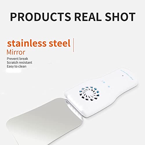 Dental Photography Mirrors Anti-Fog Intraoral Mirrors with LED Handle, Double-Sided Reflector Orthodontics Mirror Dental Care Kits