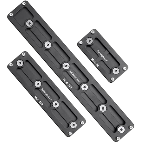 Arca Rail Mount, 9.45 inch Arca Swiss for Rifle Tripod Ballhead Quick Release Plate, Aluminum Arca Plate Compatiable RRS (9.45inch) - size: 9.45inch