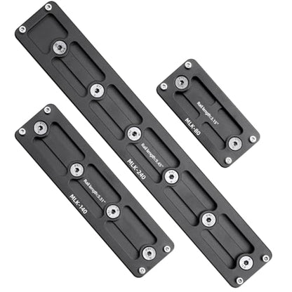 Arca Rail Mount, 9.45 inch Arca Swiss for Rifle Tripod Ballhead Quick Release Plate, Aluminum Arca Plate Compatiable RRS (9.45inch) - size: 9.45inch