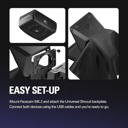 Elgato Prompter Camera Set - Premium Teleprompter with Full HD Webcam, HDR Enabled, Perfect for Streaming, Presenting, Video Calls, Compatible with OBS, Zoom, Teams, and More, Works with PC/Mac